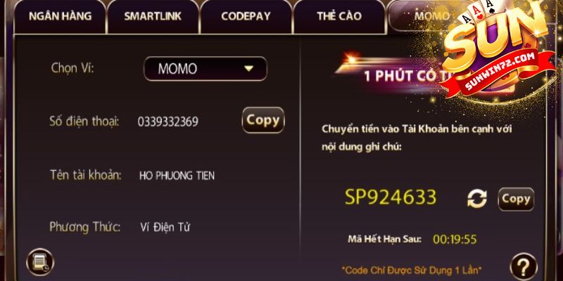 Các bước rút tiền Sunwin nhanh chóng cho hội viên